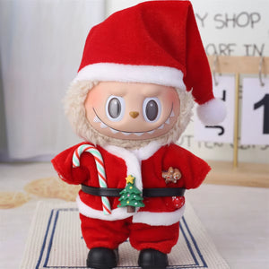 Get Festive with Our 15/17Cm Labubu Doll Christmas Outfit! 🎄🦌 Perfect Unique Gift for the Holidays!